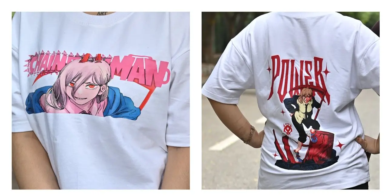 oversized tshirt chainsaw man