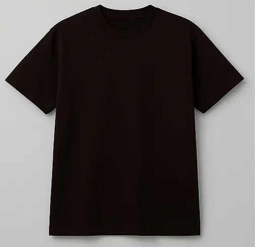 Plain Oversized T-Shirt – Coffee Brown